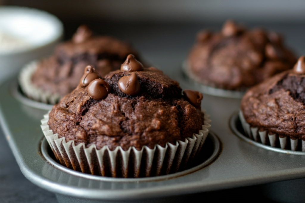 How to Make Vegan or Gluten-Free Chocolate Courgette Muffins