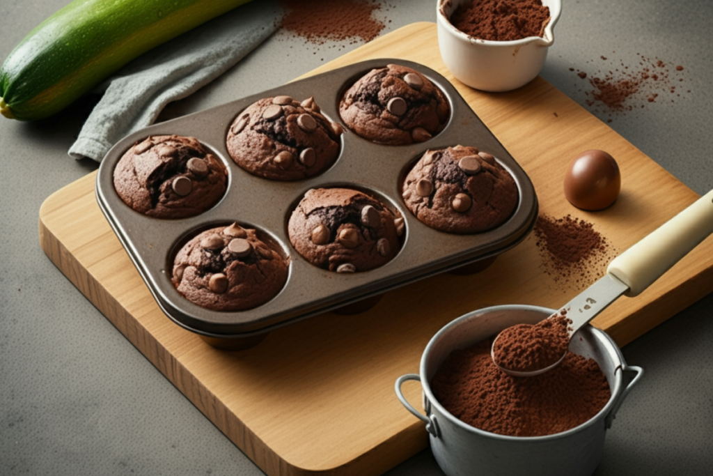 Step-by-Step Guide to Making Chocolate Courgette Muffins