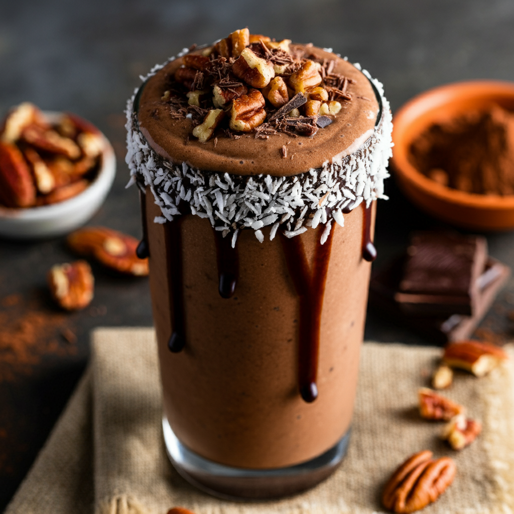 Easy German Chocolate Smoothie Recipe